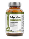 Ginkgo biloba + Ashwagandha Memória Komplex étrend-kiegészítő 60 kapszula – Pharmovit