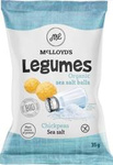 Mclloyds BIO gluténmentes csicseriborsó snack tengeri sóval, 35 g