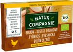 Bouillon - baromfihús kockák hozzáadott cukor nélkül bio (8 x 11 g) 88 g - Natur Compagnie