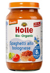 Cukormentes spagetti vacsora 8 hónapos kortól Demeter BIO 220 g (üveg) - Holle