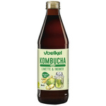 Kombucha lime-gyömbér Bio 330 ml – Voelkel