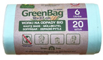 Greenbag Froggy komposztálható és biológiailag lebomló szemeteszsákok bio- és vegyes hulladékhoz 6 l 20 db