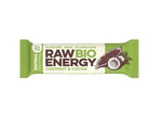 RAW ENERGY BIO kókuszos-kakaós gluténmentes szelet BIO 50 g