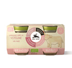 Bio gluténmentes borjúkrém 4 hónapos kortól (2 x 80 g) 160 g – Alce Nero