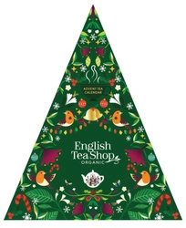 BIO piramis adventi kalendárium (Green Trangular - 13 ízesítésű tea) (25 x 2 g) 50 g English Tea Shop Organic
