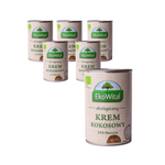 KÉSZLET 6 x Kókusztejszín 22% zsírtartalmú ( kókusztej ) BIO 400 ml