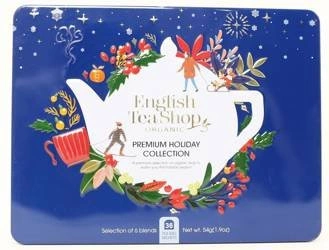 Prémium Holiday Collection teáskészlet dekoratív kék dobozban BIO - 36 tasak
