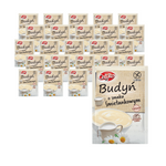 KÉSZLET 25 x Hozzáadott cukor nélküli krémpuding 40 g