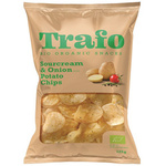 Tejszínes-hagymás chips BIO 125 g - Trafo