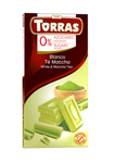 Fehér csokoládé Matchával, cukormentes 75 g – Torras