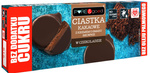 Kakaókrémes brownie keksz étcsokoládéban, hozzáadott cukor nélkül 128g