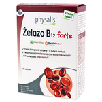 Vas + B12-vitamin forte étrend-kiegészítő 45 tabletta - Physalis